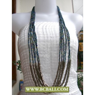 6 Layer Necklace Fashion Paua Beading